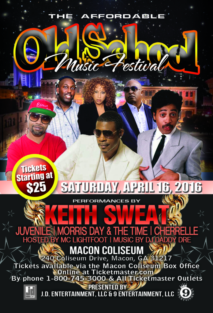 Macon Coliseum (Keith Sweat Flyer)