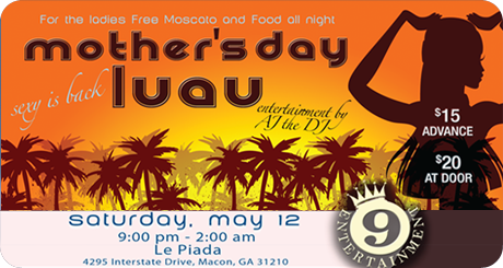 Mother's Day Luau