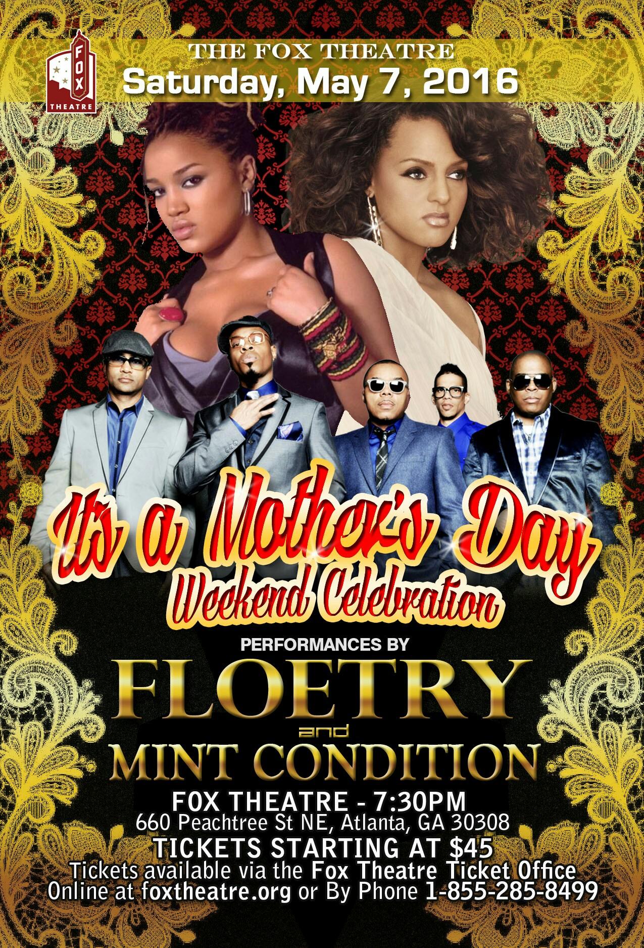 Mother's Day Weekend Celebration with Floetry and Mint Condition