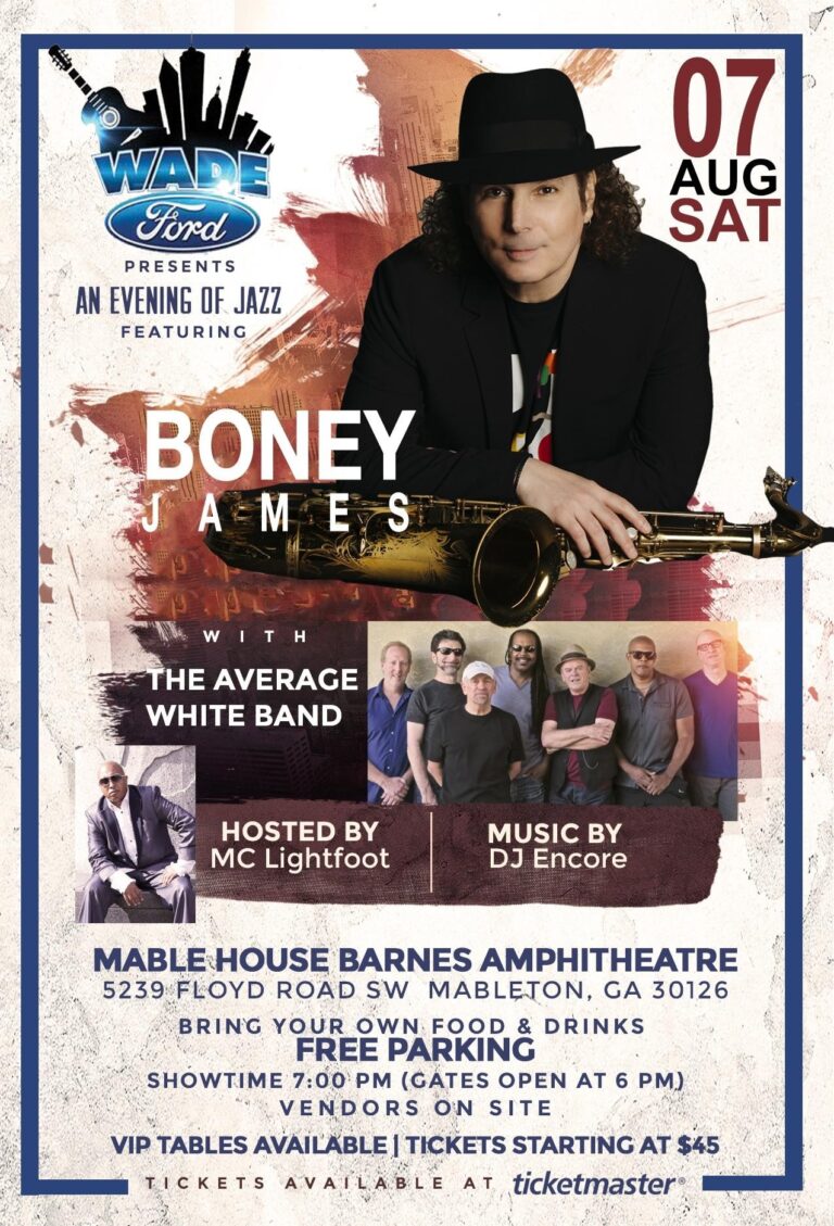Wade Ford Concert Series: Boney James With Average White Band