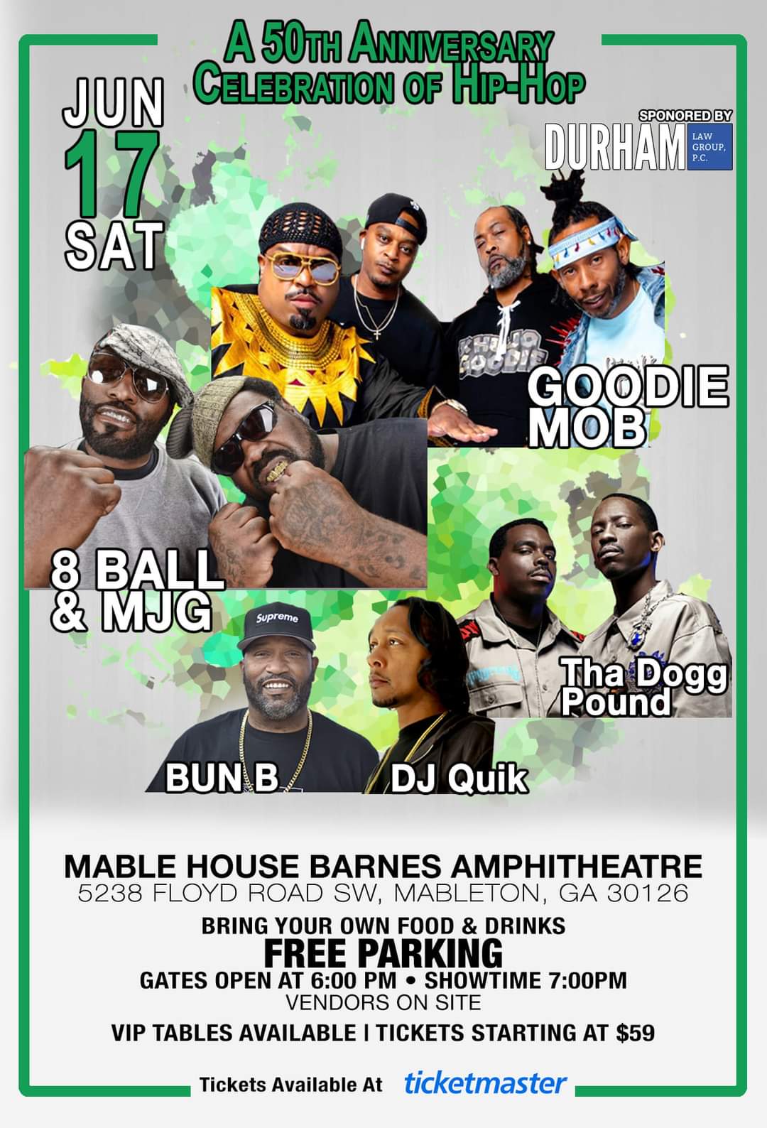 50 Years Of Hip Hop: 8 Ball & Mjg, Goodie Mob, Bun B, Tha Dogg