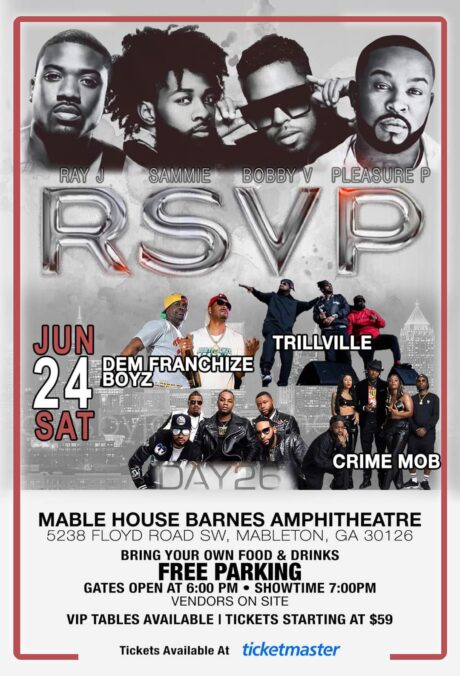 RSVP: Ray J, Sammie, Bobby V, Pleasure P with guests Ying Yang Twins