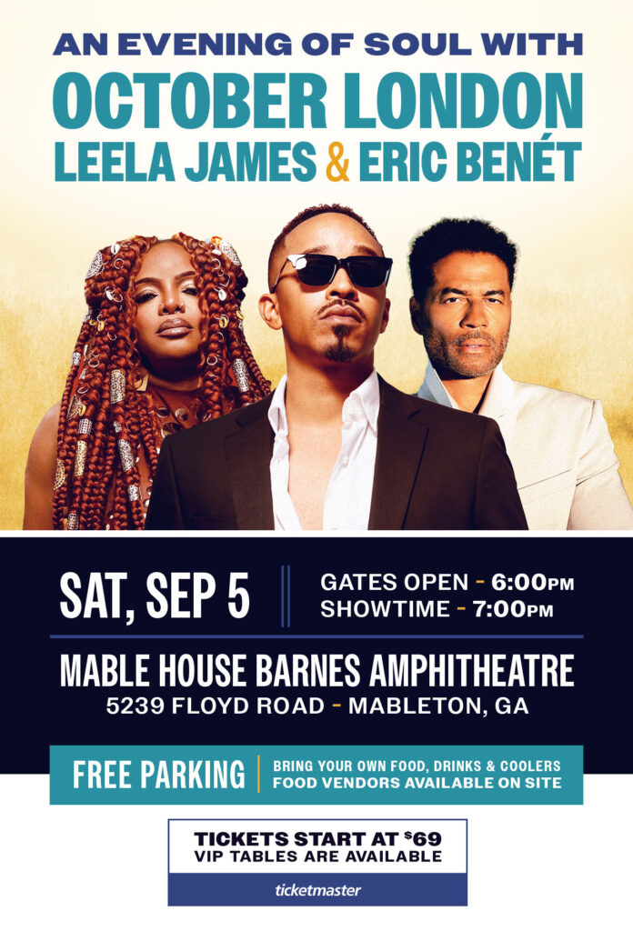 An Evening of Soul: October London, Leela James, and Eric Benet - 9 ...